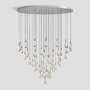 SOLITAIRE ROUND CHANDELIER 58"D