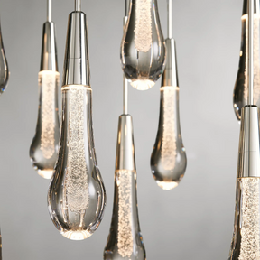 SOLITAIRE ROUND CHANDELIER 58"D
