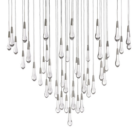 SOLITAIRE ROUND CHANDELIER 58"D