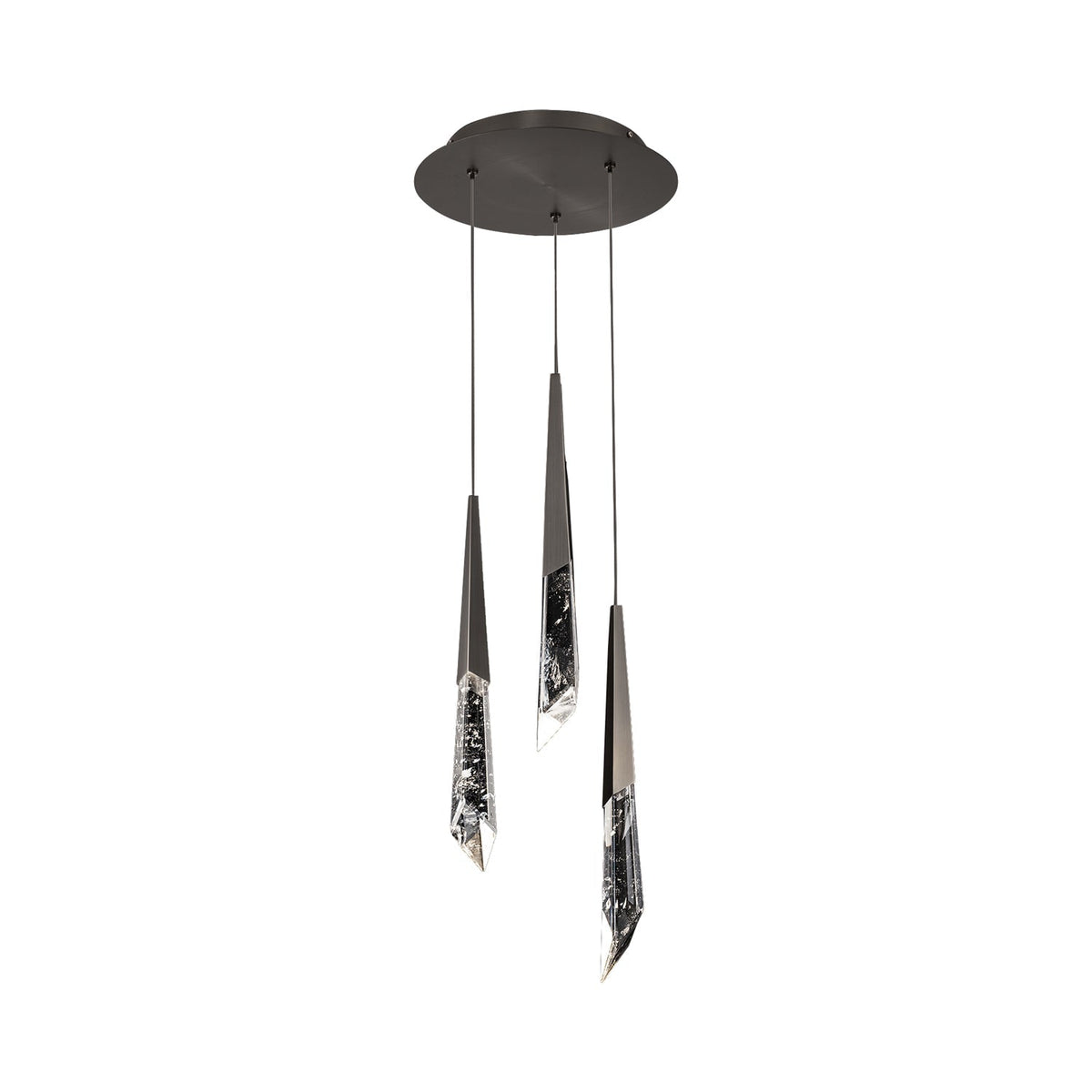 Solitude Round LED Multi Chandelier.