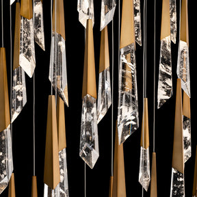 Solitude Square LED Multi Pendant Light in Detail.