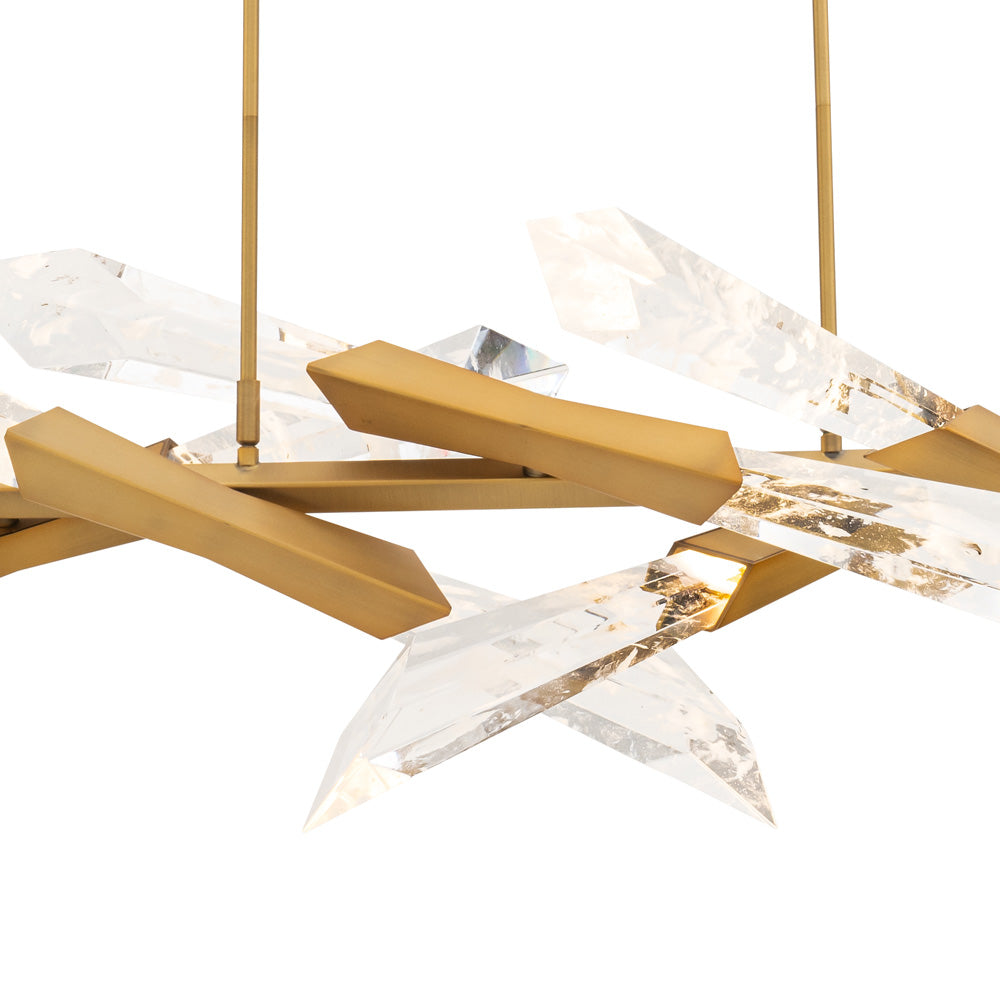 Solitude Linear LED Pendant Light in Detail.