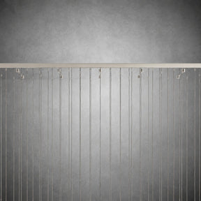 Soltaire Glass Linear Chandelier Lighting 37'' 50'' 70'' 87"W 120"W