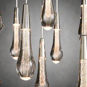 Soltaire Glass Linear Chandelier Lighting 37'' 50'' 70'' 87"W 120"W