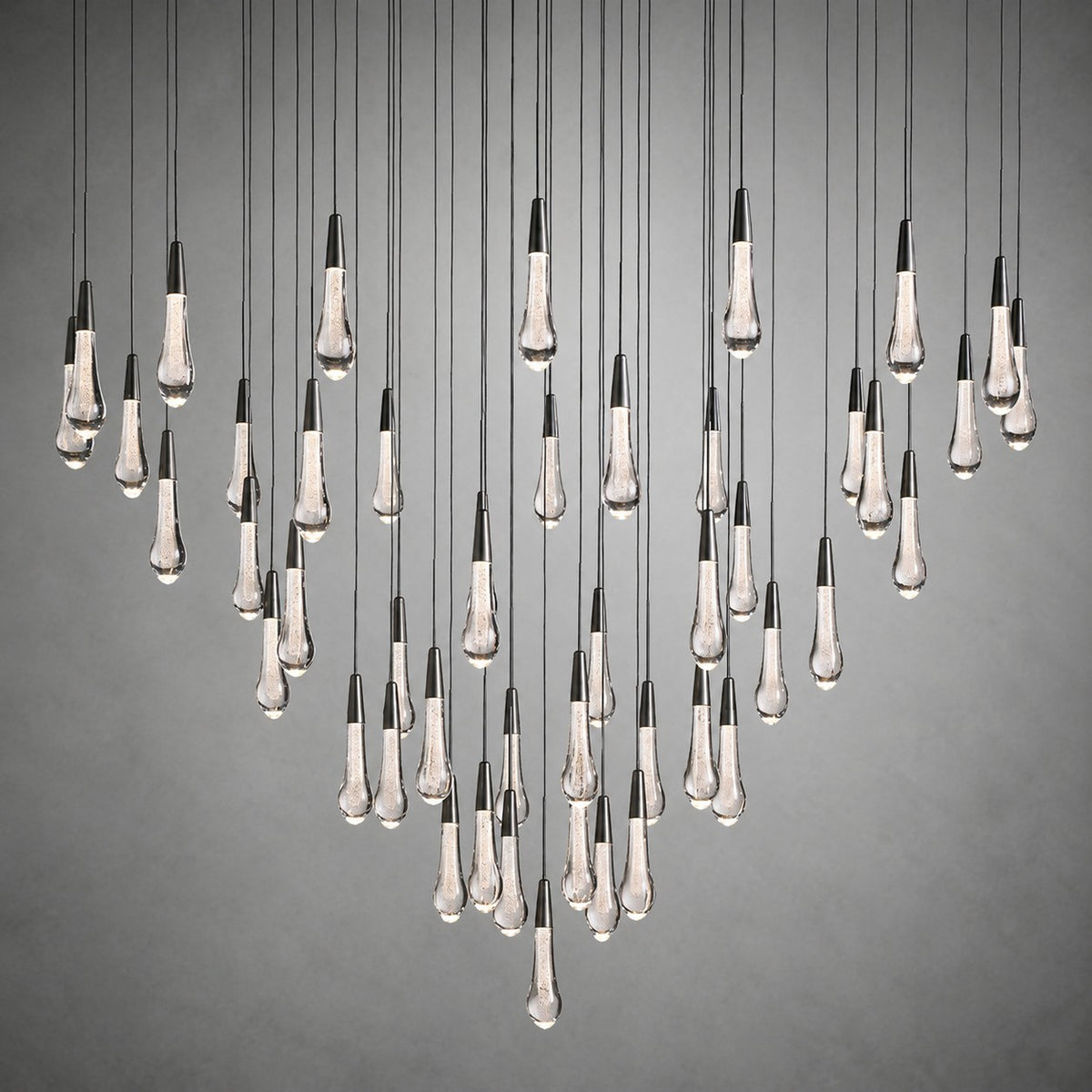 Soltaire Modern 17'' 24'' 36'' 48'' 58'' Round Chandelier Lighting