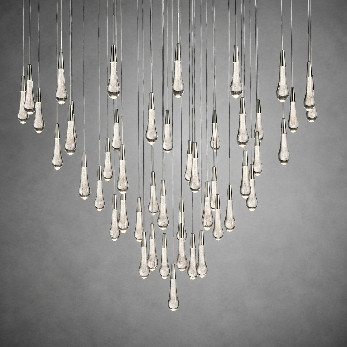 Soltaire Modern 17'' 24'' 36'' 48'' 58'' Round Chandelier Lighting
