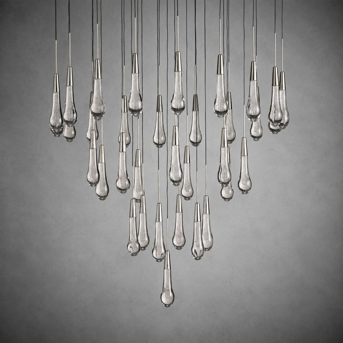 Soltaire Modern 17'' 24'' 36'' 48'' 58'' Round Chandelier Lighting