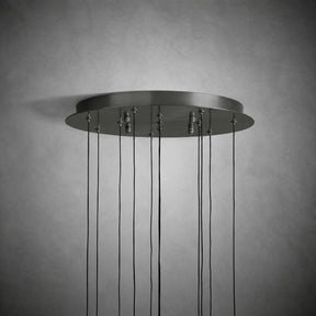 Soltaire Modern 17'' 24'' 36'' 48'' 58'' Round Chandelier Lighting