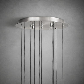Soltaire Modern 17'' 24'' 36'' 48'' 58'' Round Chandelier Lighting