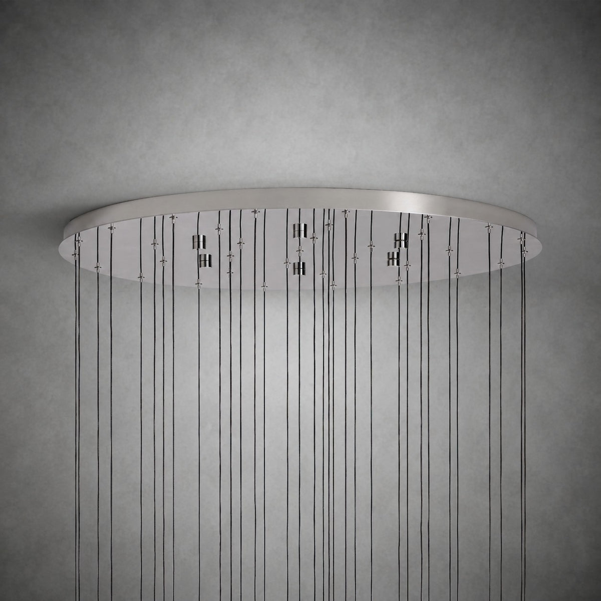 Soltaire Modern 17'' 24'' 36'' 48'' 58'' Round Chandelier Lighting