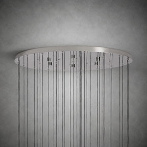 Soltaire Modern 17'' 24'' 36'' 48'' 58'' Round Chandelier Lighting