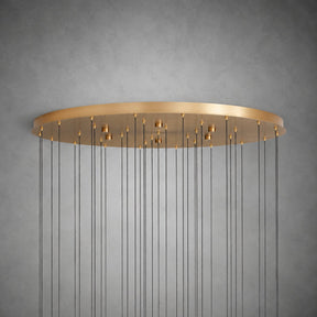 Soltaire Modern 17'' 24'' 36'' 48'' 58'' Round Chandelier Lighting