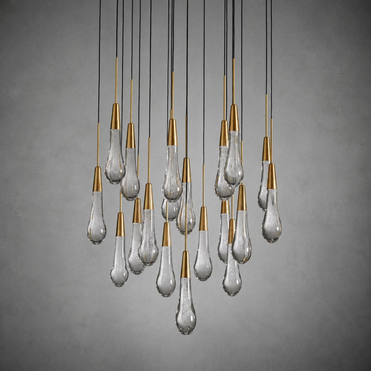 Soltaire Modern 17'' 24'' 36'' 48'' 58'' Round Chandelier Lighting