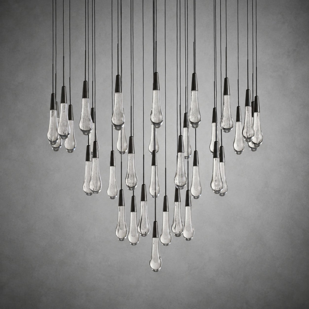 Soltaire Modern 17'' 24'' 36'' 48'' 58'' Round Chandelier Lighting