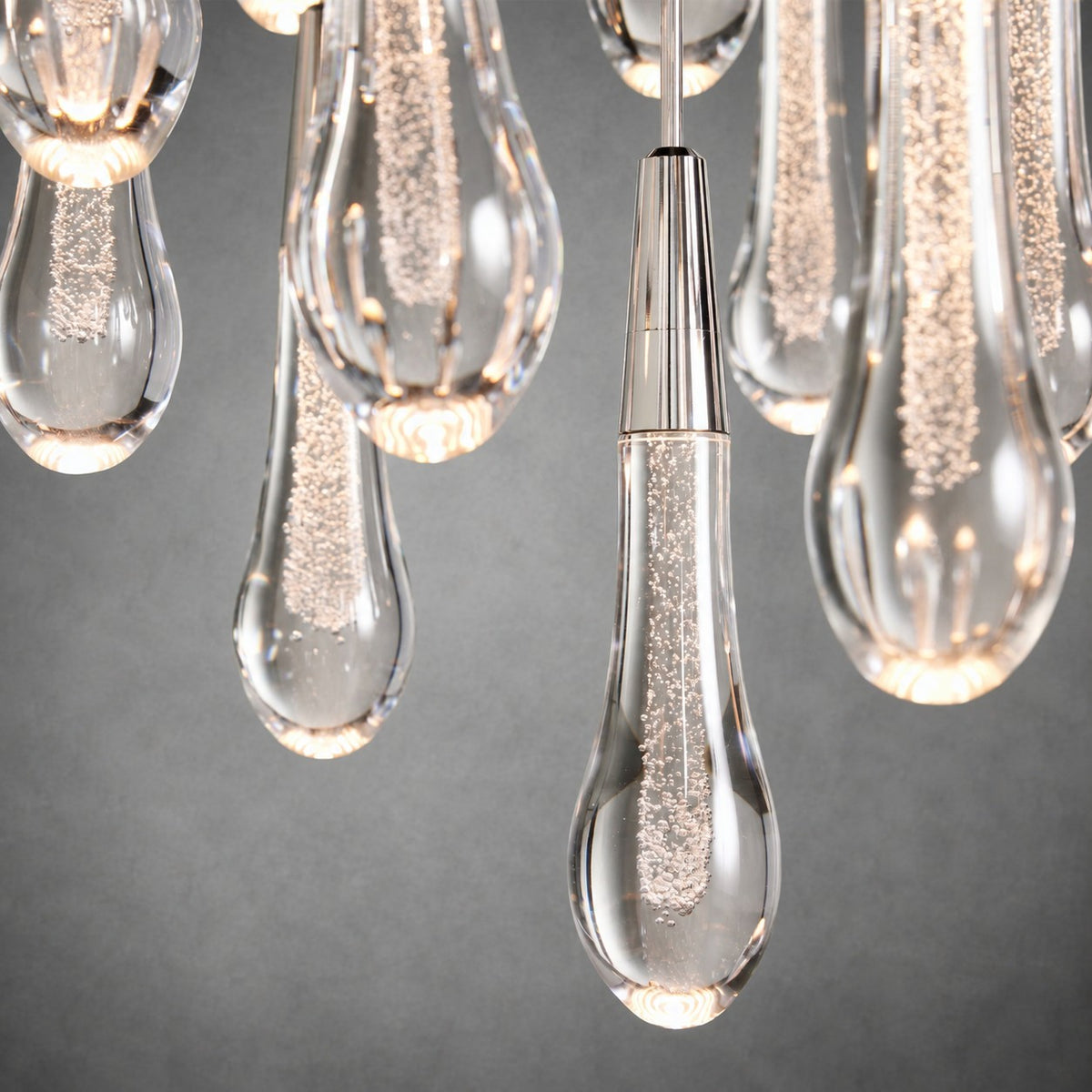 Soltaire Modern 17'' 24'' 36'' 48'' 58'' Round Chandelier Lighting