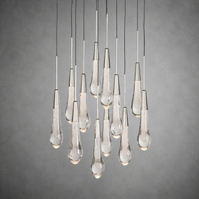 Soltaire Modern 17'' 24'' 36'' 48'' 58'' Round Chandelier Lighting