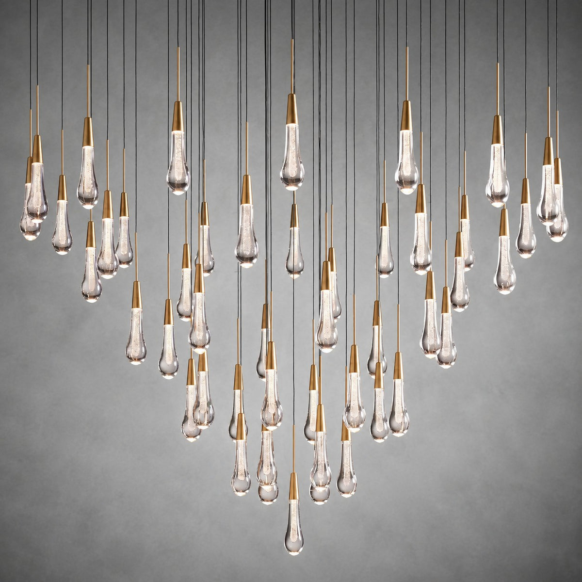 Soltaire Modern 17'' 24'' 36'' 48'' 58'' Round Chandelier Lighting