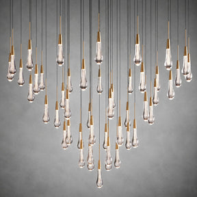 Soltaire Modern 17'' 24'' 36'' 48'' 58'' Round Chandelier Lighting