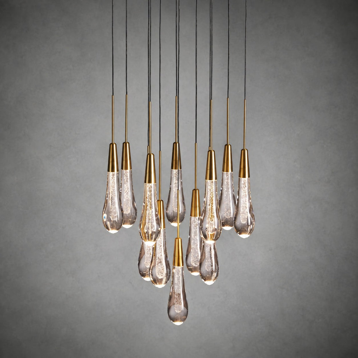 Soltaire Modern 17'' 24'' 36'' 48'' 58'' Round Chandelier Lighting