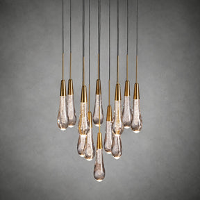 Soltaire Modern 17'' 24'' 36'' 48'' 58'' Round Chandelier Lighting