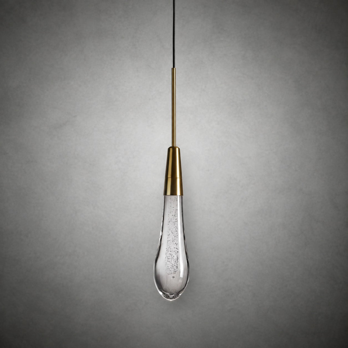 Soltaire Modern Pendant 13"H
