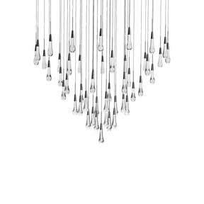 Soltaire Modern Round Chandelier Lighting 58"D