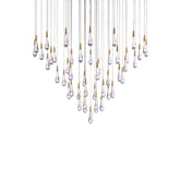 Soltaire Modern Round Chandelier Lighting 58"D