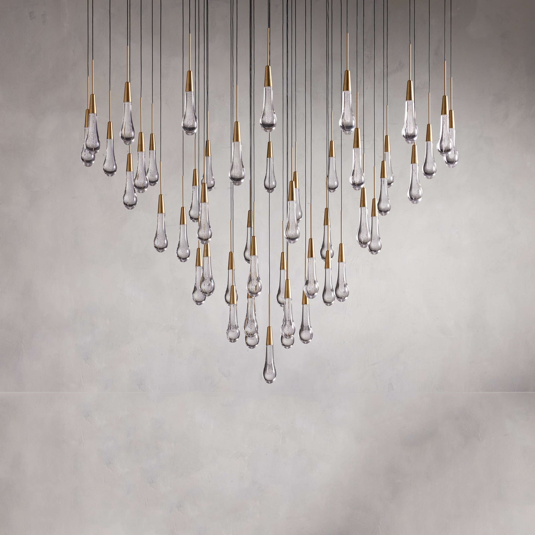 Soltaire Modern Round Chandelier Lighting 58"D