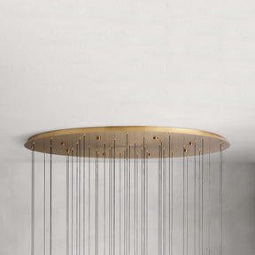 Soltaire Modern Round Chandelier Lighting 58"D