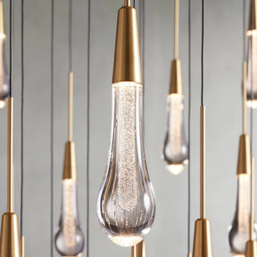 Soltaire Modern Round Chandelier Lighting 58"D