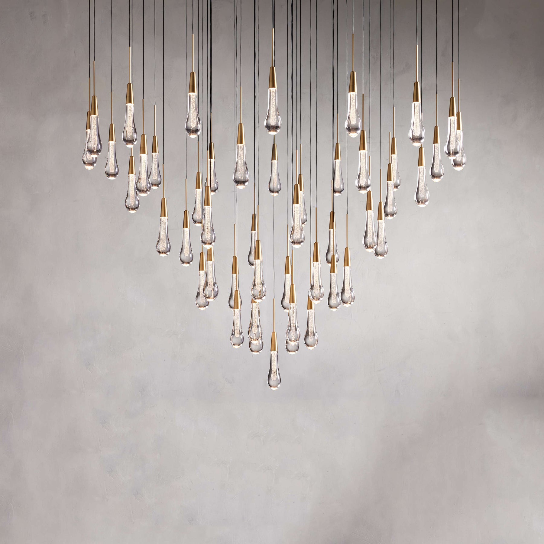 Soltaire Modern Round Chandelier Lighting 58"D