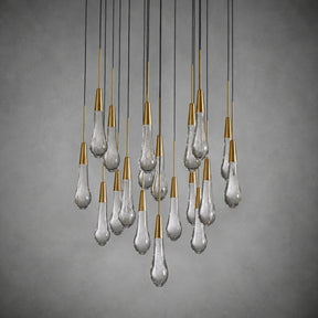 Soltaire Round Chandelier 17" 24" 36“ 58“