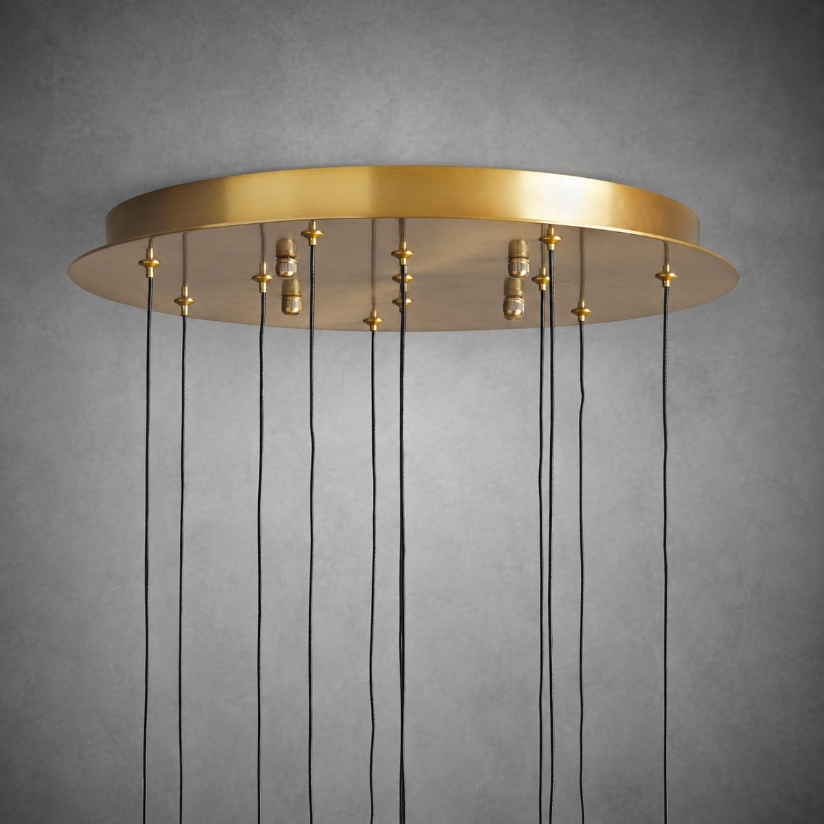 Soltaire Round Chandelier 17" 24" 36“ 58“
