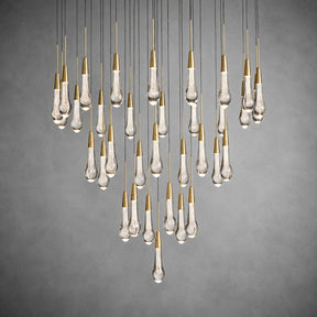Soltaire Round Chandelier 17" 24" 36“ 58“
