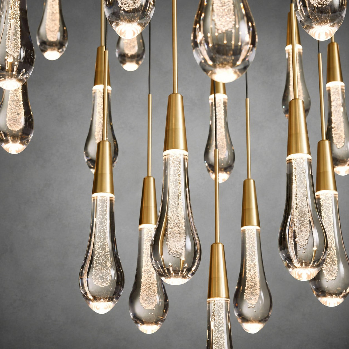 Soltaire Round Chandelier 17" 24" 36“ 58“
