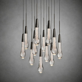 Soltaire Round Chandelier 17" 24" 36“ 58“