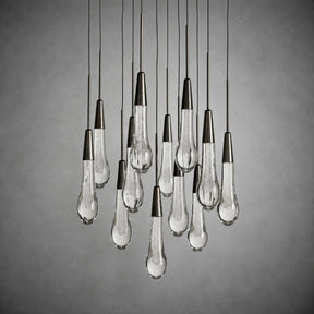 Soltaire Round Chandelier 17" 24" 36“ 58“