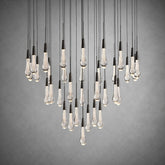 Soltaire Round Chandelier 17" 24" 36“ 58“