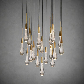 Soltaire Round Chandelier 17" 24" 36“ 58“