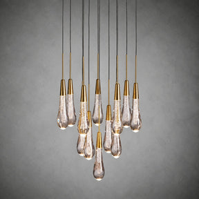 Soltaire Round Chandelier 17" 24" 36“ 58“