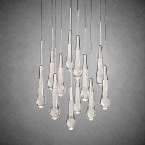 Soltaire Round Chandelier 17" 24" 36“ 58“