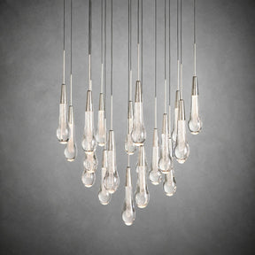 Soltaire Round Chandelier 17" 24" 36“ 58“