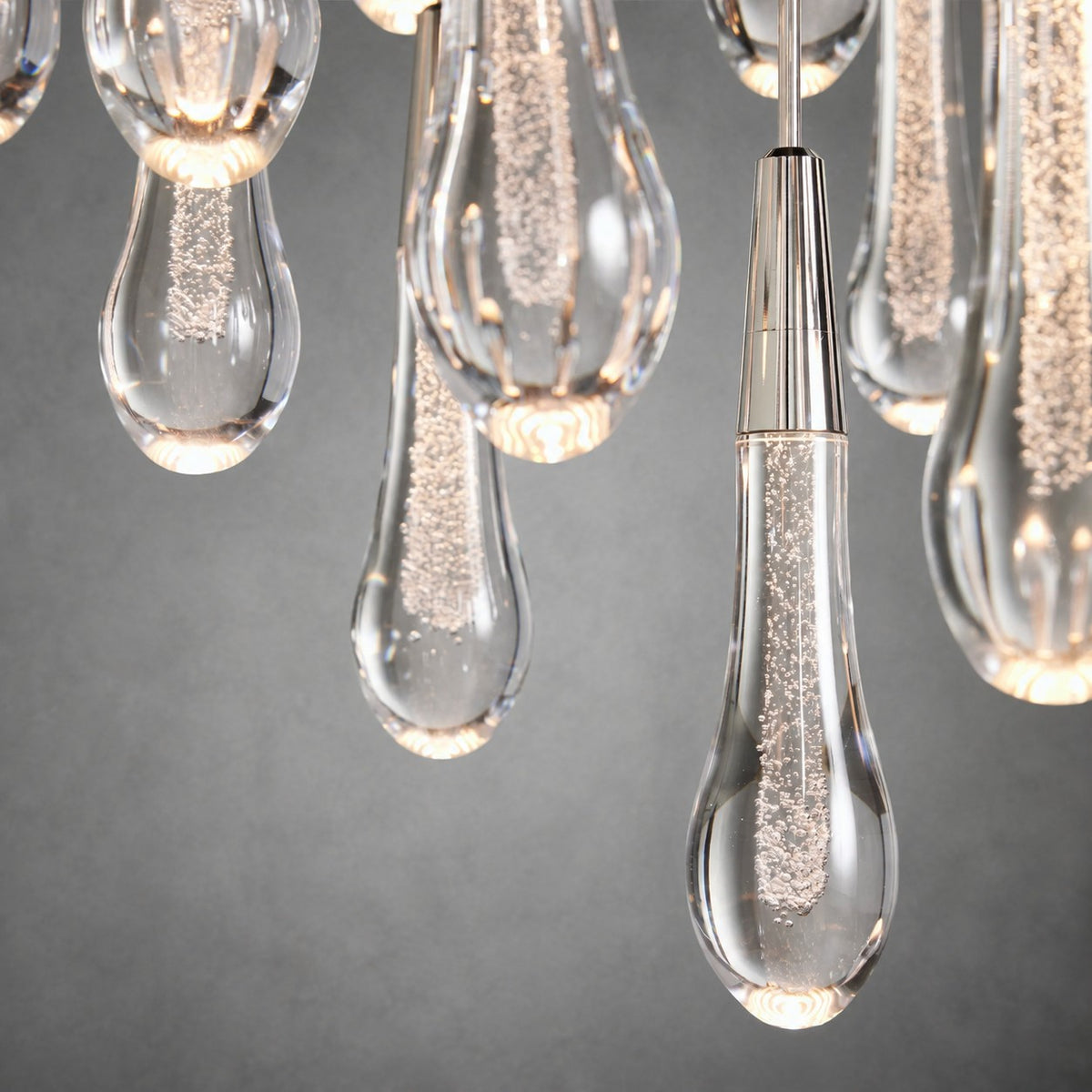 Soltaire Round Chandelier 17" 24" 36“ 58“