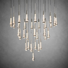 Soltaire Round Chandelier 17" 24" 36“ 58“