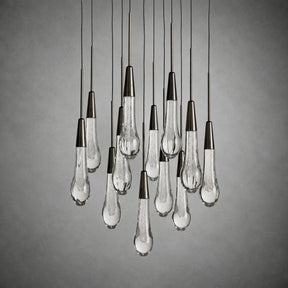 Soltaire Round Chandelier 17" 24" 36“ 58“