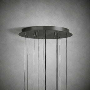Soltaire Round Chandelier 17" 24" 36“ 58“