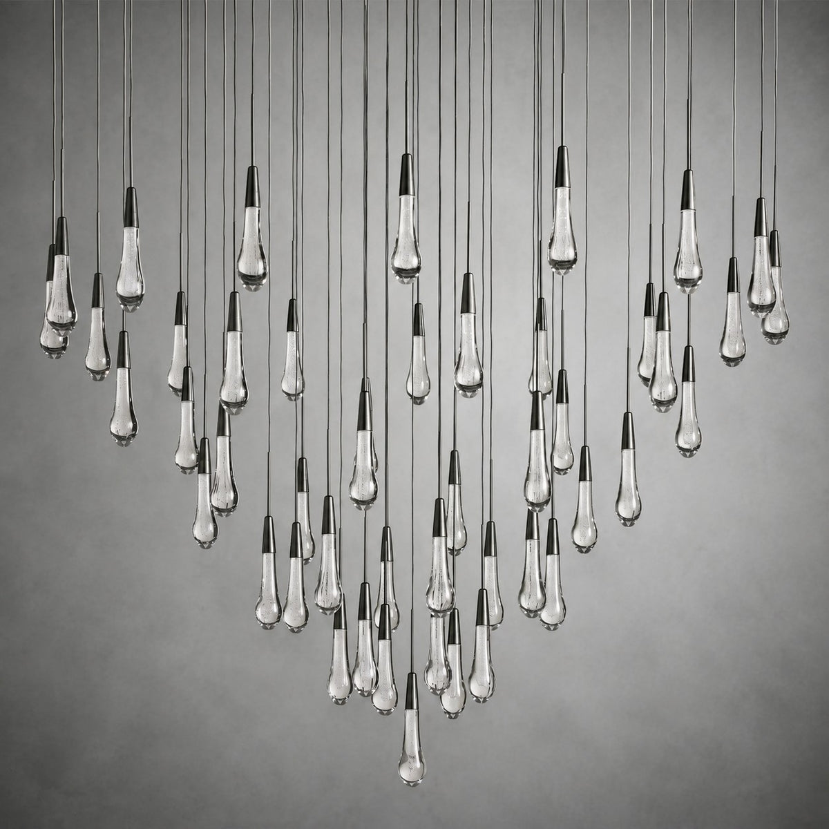 Soltaire Round Chandelier 17" 24" 36“ 58“