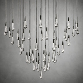 Soltaire Round Chandelier 17" 24" 36“ 58“