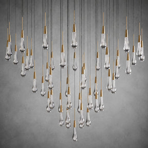 Soltaire Round Chandelier 17" 24" 36“ 58“