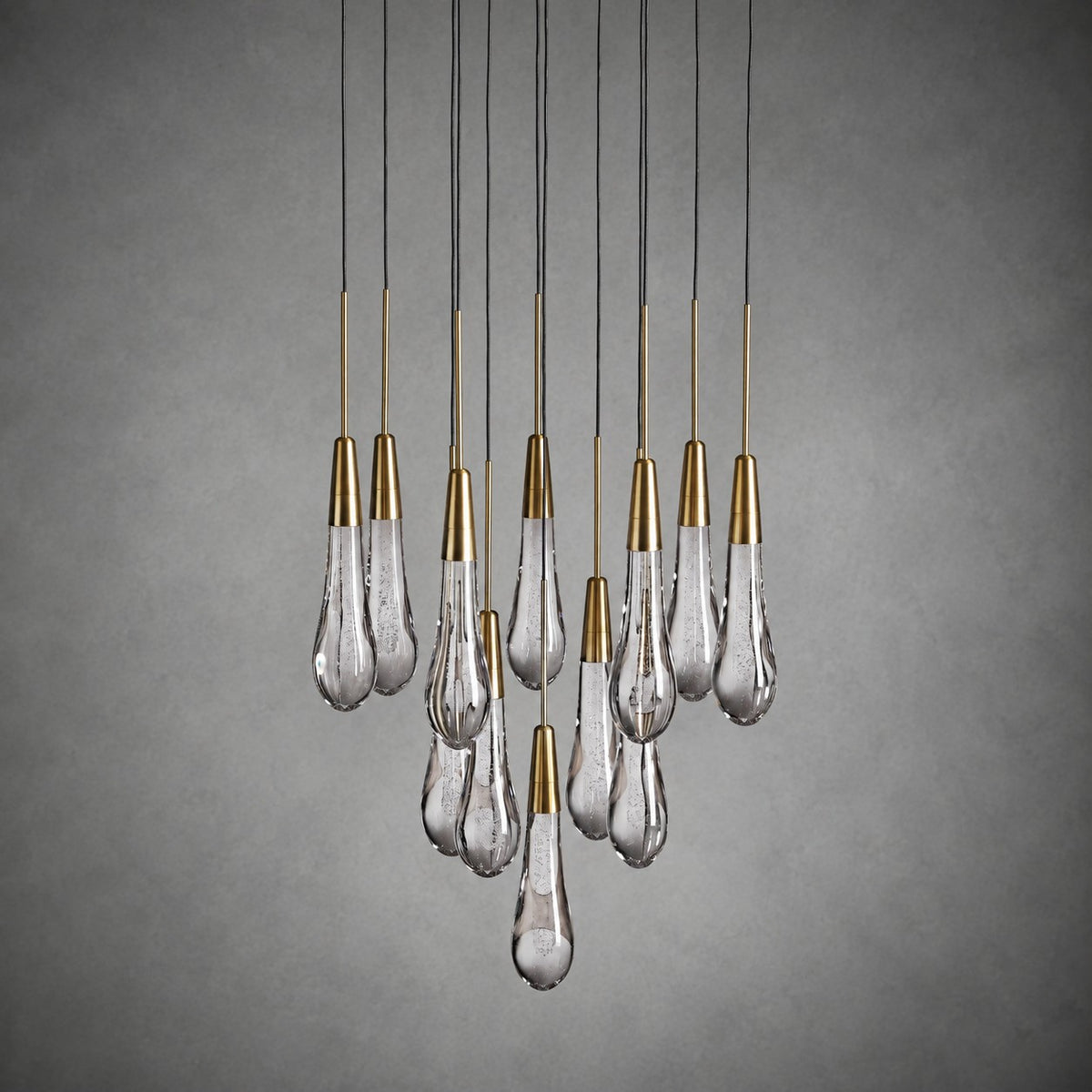 Soltaire Round Chandelier 17" 24" 36“ 58“